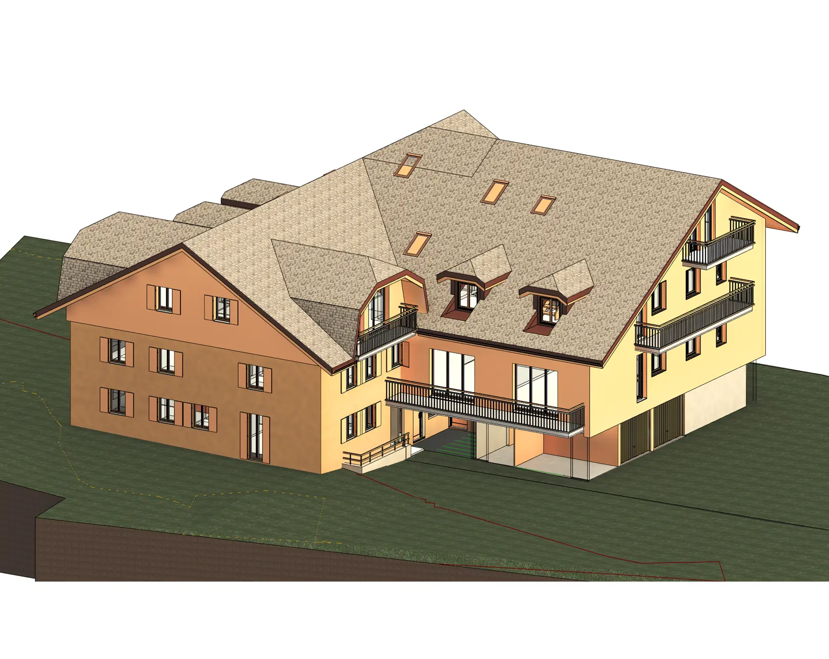 Relevés intérieurs & extérieurs modélisation 3D plans 2D architecture