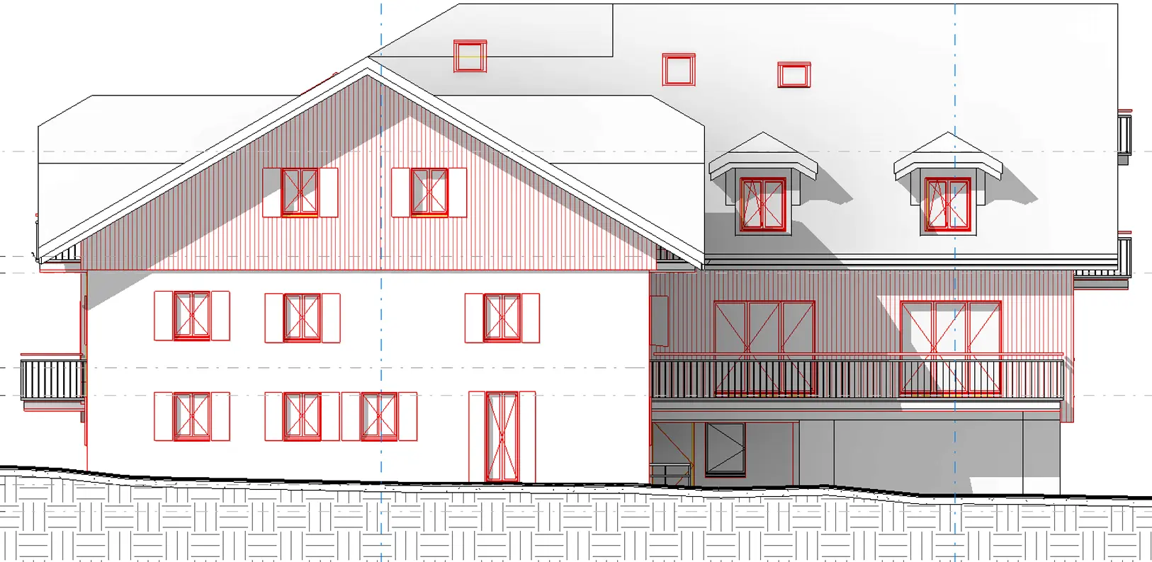Relevés intérieurs & extérieurs modélisation 3D plans 2D architecture