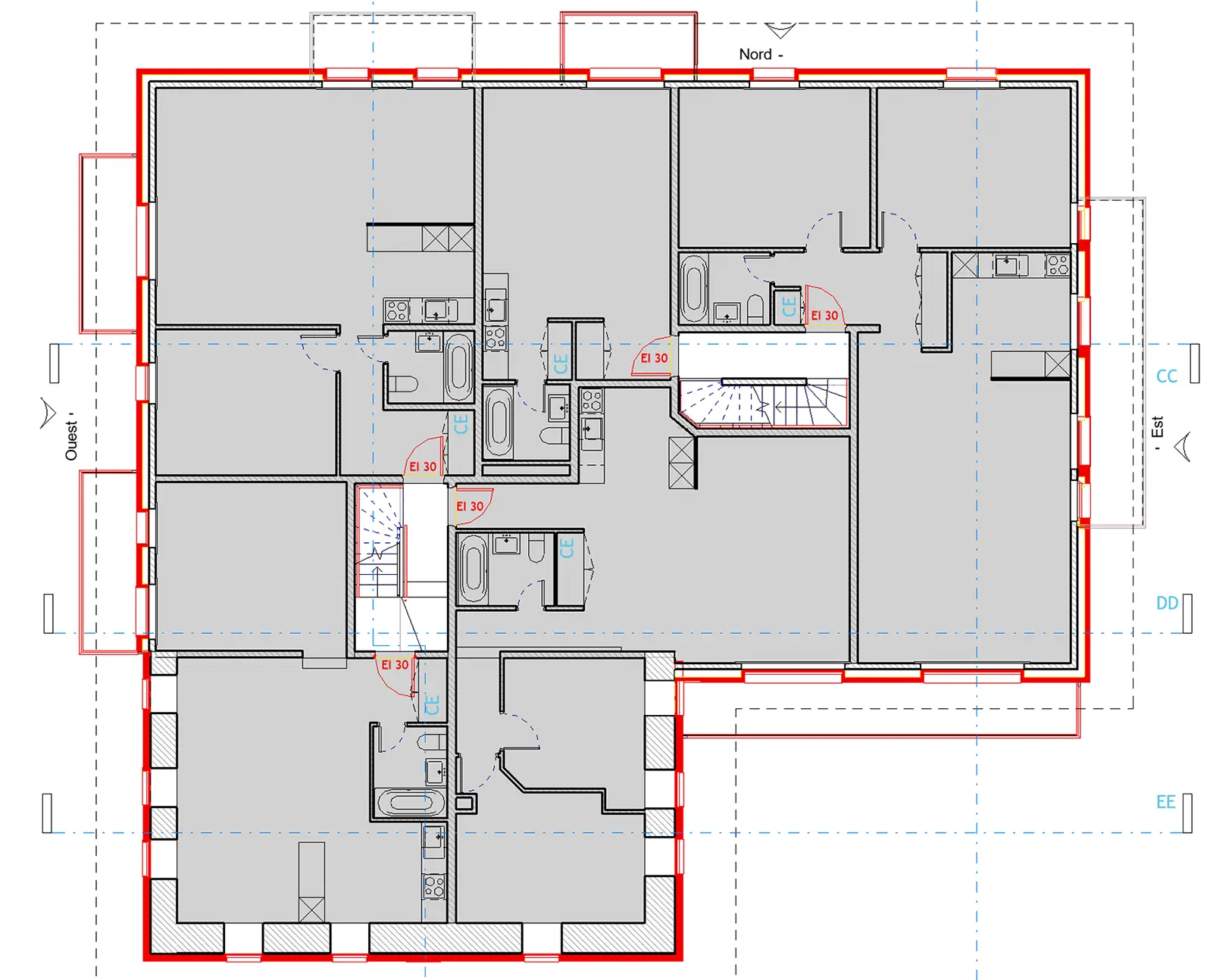 Relevés intérieurs & extérieurs modélisation 3D plans 2D architecture